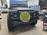 Satin black front bumper - Defender