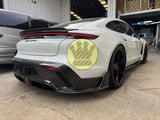 M style carbon fiber spoiler - Taycan