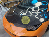 Prepregged carbon fiber bonnet - LAMBORGHINI HURACAN
