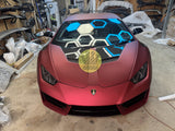 Prepregged carbon fiber bonnet - LAMBORGHINI HURACAN