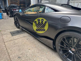 600LT style Prepregged Carbon Fiber side skirts - 540C 570S 570GT 600LT Mclaren