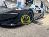 600LT style Prepregged Carbon Fiber side skirts - 540C 570S 570GT 600LT Mclaren