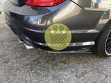 Carbon Fiber Rear Splitter - W204 sedan