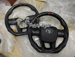 Carbon Fiber Steering Wheel - Hilux vigo revo rocco