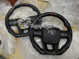 Carbon Fiber Steering Wheel - Hilux vigo revo rocco