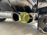 Gloss Black exhaust Tips - Landrover Defender 110 90 Series