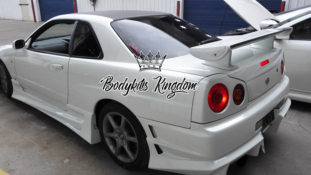 GTR style Carbon Fiber Wing - R34 Skyline – bodykit kingdom