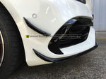 AMG style Gloss Black Front lip - W176 A Class Facelifted