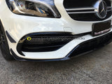 AMG style Gloss Black Front lip - W176 A Class Facelifted