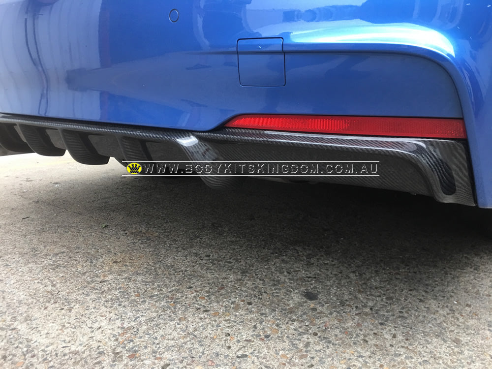 Carbon Fiber Diffuser (single outlet) - F30 / F31 – bodykit kingdom
