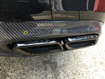 Black Exhaust Tips - W205 C205 C63s Sedan Coupe