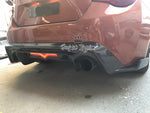RB style Carbon Rear Diffuser with stock rear fog light - FT86 16 Up