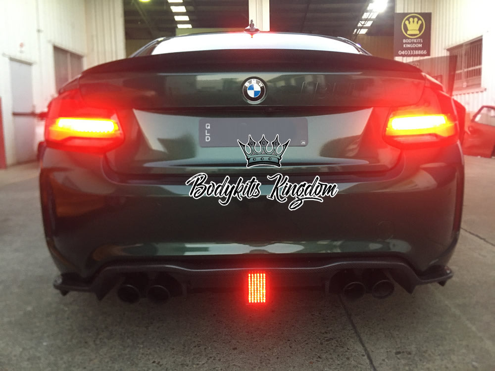 Carbon Fiber Diffuser with LED light - F87 M2 M2C – bodykit kingdom