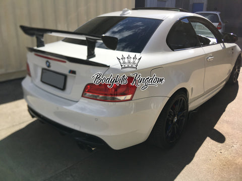 GTS style adjustable carbon fiber wing - E82