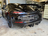 GT4 style Carbon Fiber Diffuser - 718 981 982 Cayman Boxster