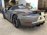 GT4 style Carbon Fiber Diffuser - 718 981 982 Cayman Boxster
