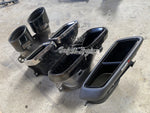 Facelifted C63s Gloss Black Diffuser - W205 Sedan C63 C43 C300