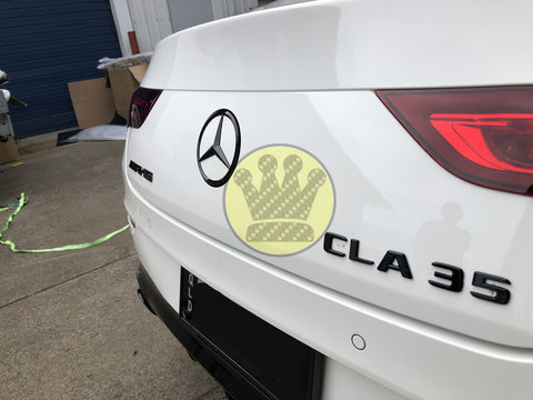 Gloss black rear badge - CLA W118 C118