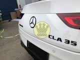 Gloss black rear badges (set) - CLA W118 C118