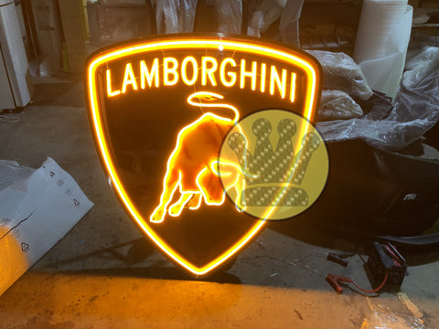 Lamborghini Logo LED sign