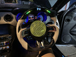 Carbon Fiber Steering Wheel with LED - Mustang FN FM
