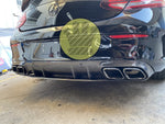 Facelifted Carbon Fiber Diffuser - C205 C63s Coupe